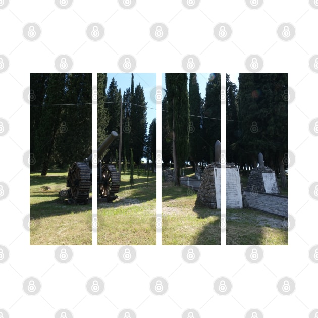 Redipuglia, Italy: Military shrine. It contains the remains of over 100.000 Italian soldiers fallen during the First World War. Friuli Venezia Giulia. Sunny spring afternoon day. by fabbroni-art