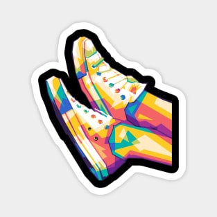 pop art shoes Magnet