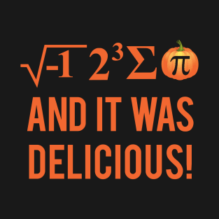 Gift for Nerds Math Pun Pumpkin Pi Equation T-Shirt