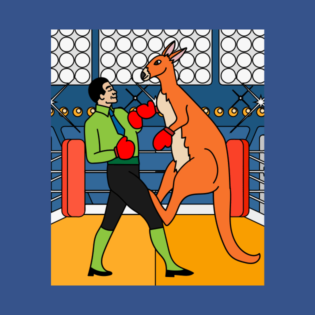 Boxing Glove Boxing Kangaroo Fighting by flofin