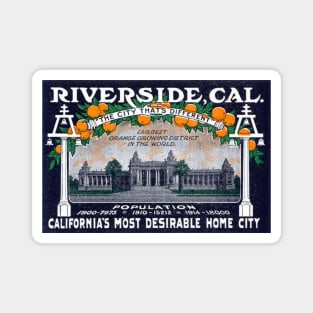 1914 Riverside California Magnet