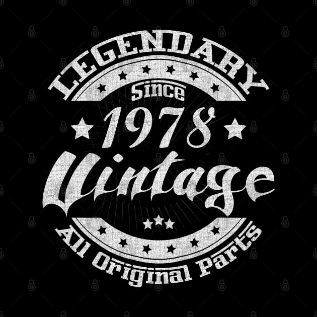 Legendary Since 1978. Vintage All Original Parts by FromHamburg