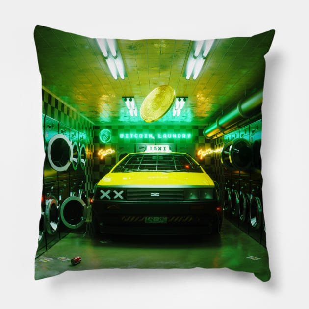 laundry Pillow by skiegraphicstudio