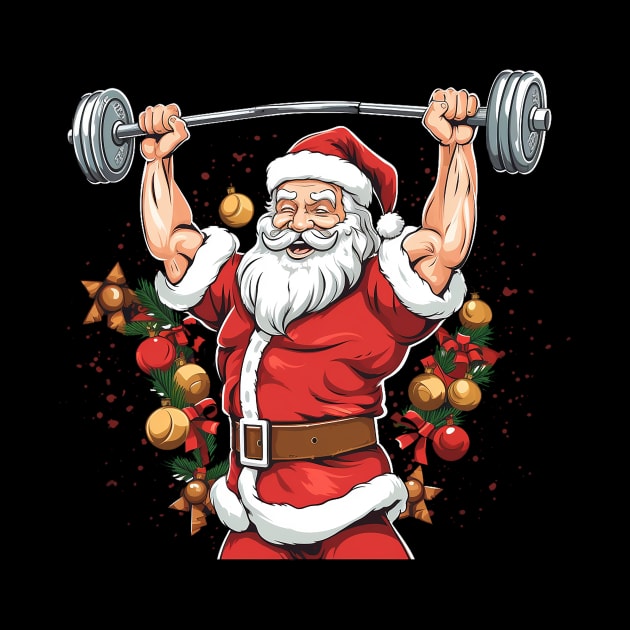 santa lifting by piratesnow