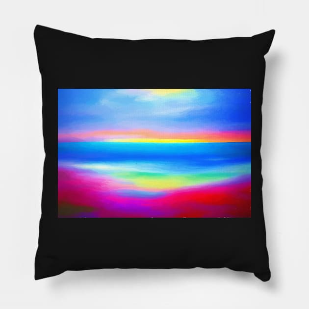 Dreamscape Pillow by jillnightingale