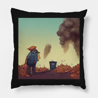 Dustman | Comics style Pillow