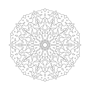 Mandala to Color T-Shirt