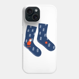 Christmas socks Phone Case