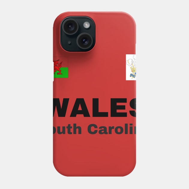 South Carolina Wales Ancestry Phone Case by nickwalsh