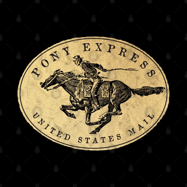 Vintage USPS Pony Express 2 by Buck Tee by Buck Tee