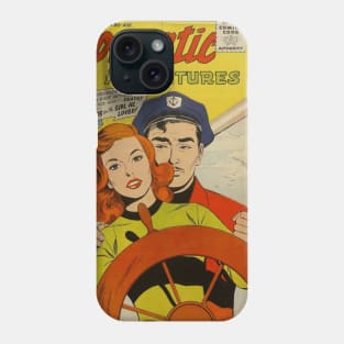 Vintage "Romantic Adventures" Cover Phone Case