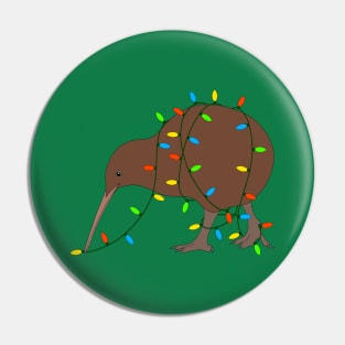 Kiwi Christmas Pin