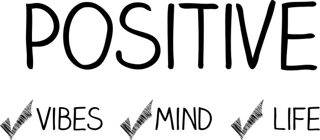 Positive Vibes, Mind, Life Kids T-Shirt by StyledBySage