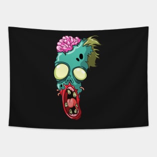 HALLOWEEN ZOMBIE FUNNY STICKER Tapestry