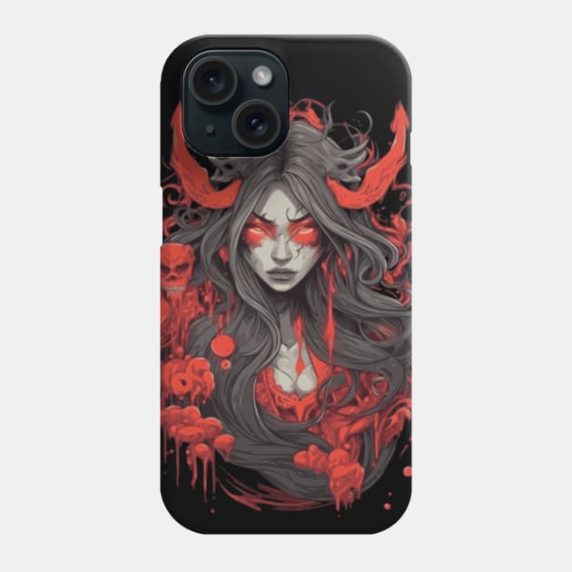 Moon Demon Phone Case by Pixy Official