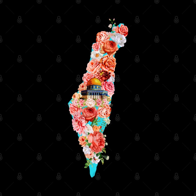 Floral Palestine by CreativeShirt