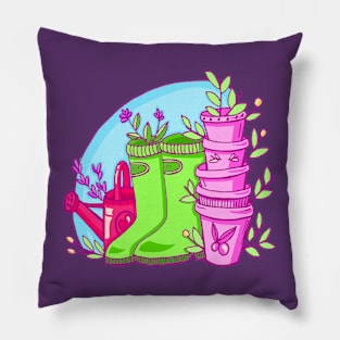 The Secret Garden Neon Pillow