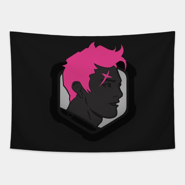 Zarya´s spray Tapestry by JamesCMarshall