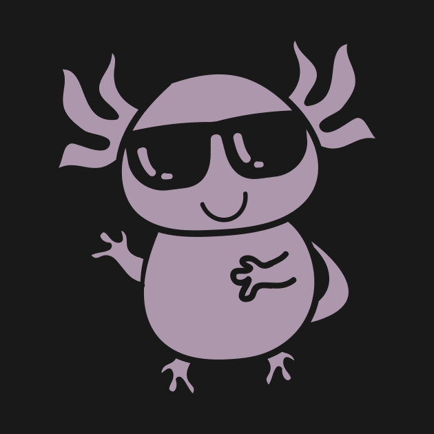 axolotl design by HBfunshirts