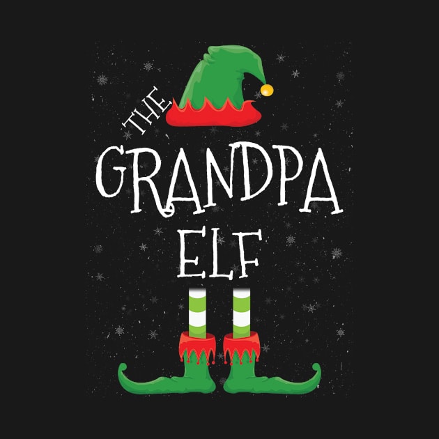 GRANDPA Elf Family Matching Christmas Group Funny Gift by tabaojohnny