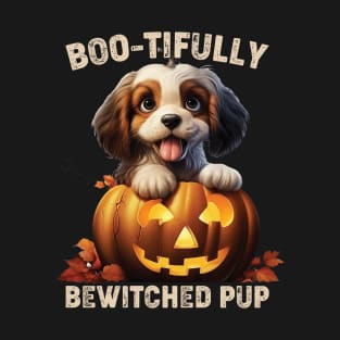 Creepy Canine Crew Dog Witch Halloween T-Shirt