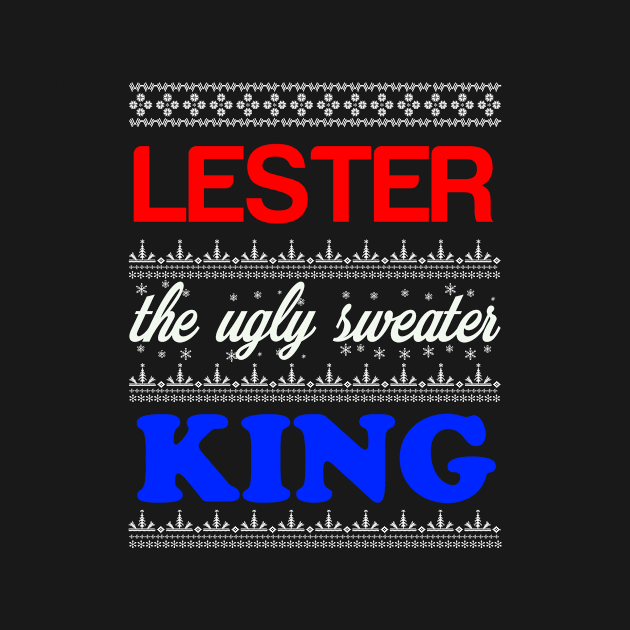 LESTER the Ugly Sweater King> Happy Holidays by CoolApparelShop