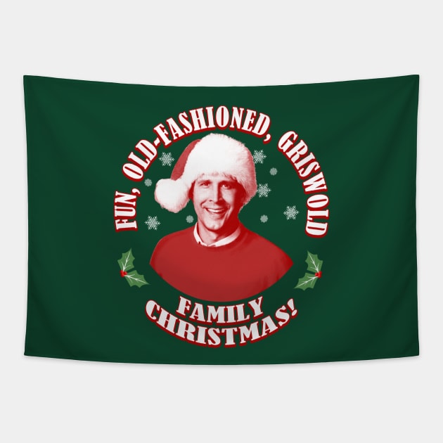 christmas vacation griswold family Tapestry by OniSide