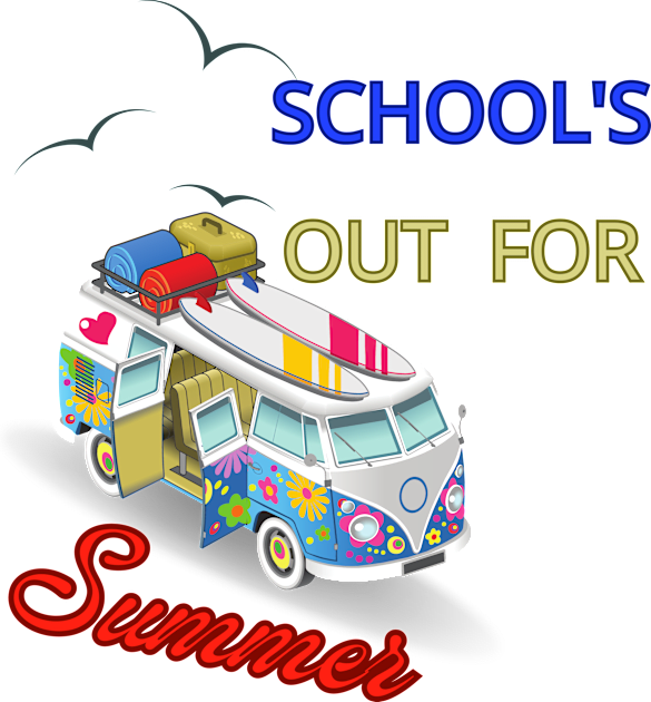 School's out for summer Kids T-Shirt by logo desang