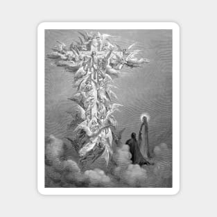 High Resolution Gustave Doré Paradiso Illustration The Celestial Cross Magnet