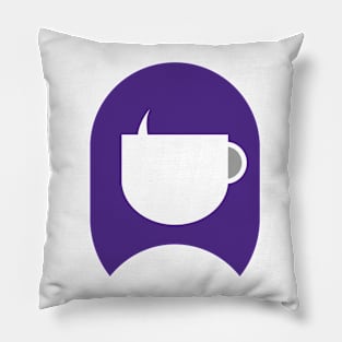 coffee cup girl Pillow