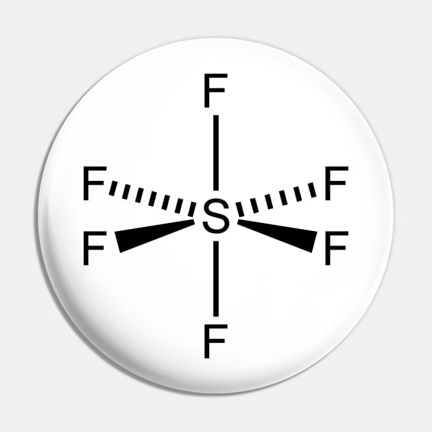 Sulfur Hexafluoride - SF6 Pin by Zeeph