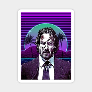 JW synthwave Magnet