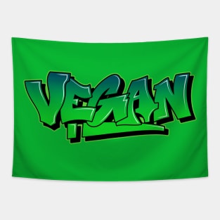 Vegan Graffiti Art Tapestry