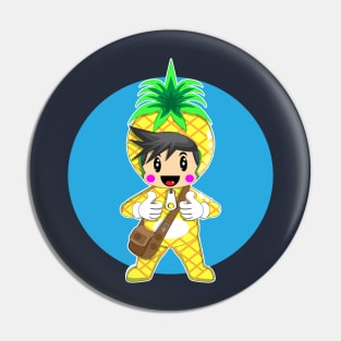 pineapple cartoon Pin