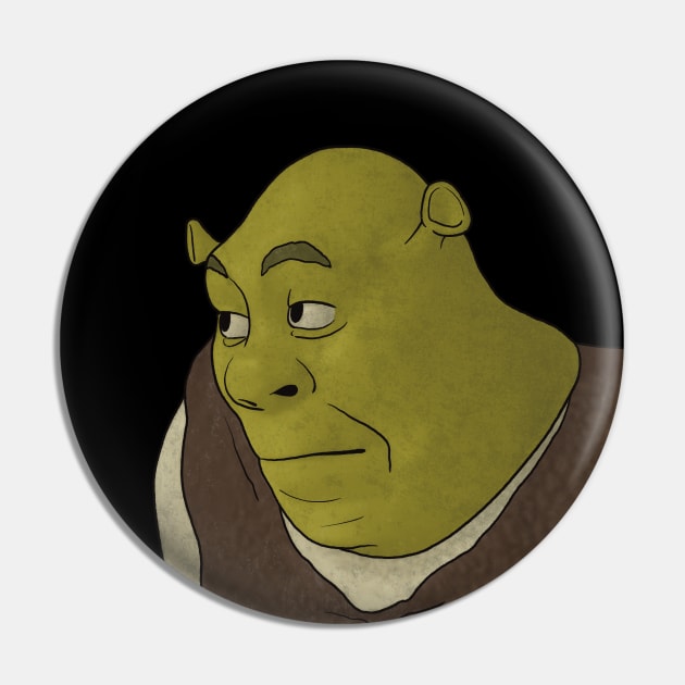 Yikes Shrek Pin by daniasdesigns