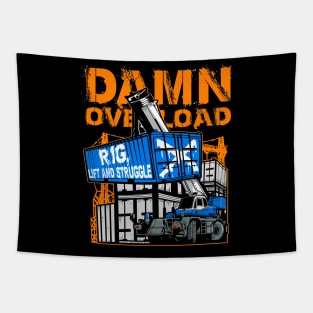 Mobile Crane Rig Tapestry