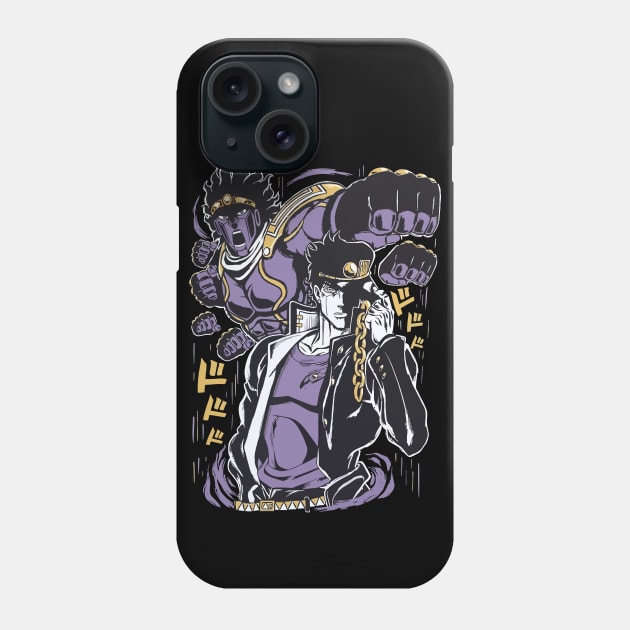 Jotaro x Star Platinum Phone Case by TheAnimeFactory