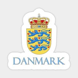 Denmark - Danish Coat of Arms Design Magnet