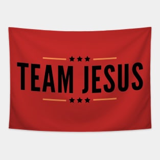 Team Jesus | Jesus Lovers And Believers Design Tapestry