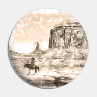 Alone in The Wild West, Gold Rush Pin