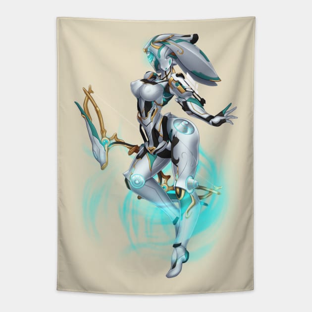 Ivara the huntress Tapestry by Martinuve