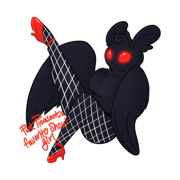 Pin-Up Mothman by Bluejayluvsall