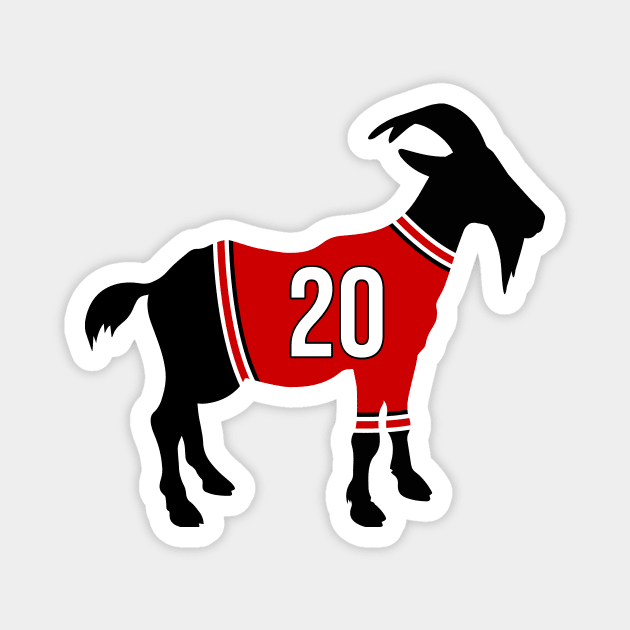 Sebastian Aho GOAT Magnet by cwijeta