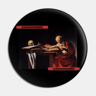 Caravaggio Saint Jerome writing Pin