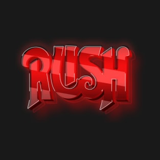 Rush - Red 3D T-Shirt