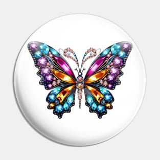 Bejeweled Butterfly #8 Pin