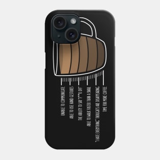 Morning coffee meter Phone Case