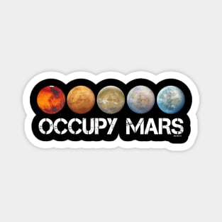 Occupy Mars Terraform Magnet