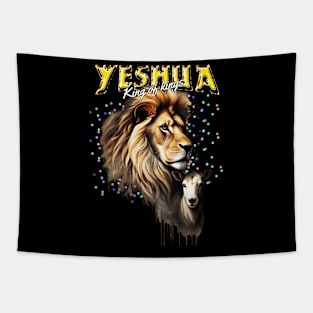 Yeshua King of kings, Christian, bootleg, 90s design Tapestry