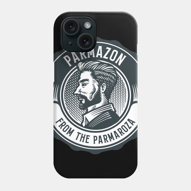 Parmazon Barber Phone Case by Parmazon on the Parmaroza